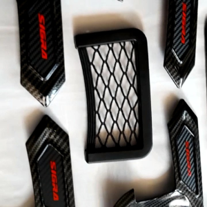 Paket Cover Handle Outer Pintu & Tutup Tangki Mobil Sigra 2016-2023 Carbon