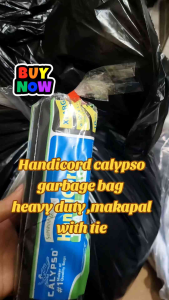 Handicord Heavy-Duty Garbage Bag Trash Bag (All Sizes)10 pcs per roll Calypso brand Calpak Toiletry Bag Trasharoo Bag - Lazada
