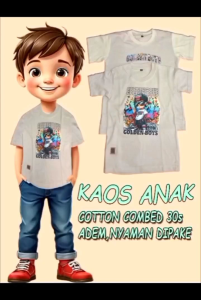 KAOS ANAK GOLDEN BOYS / KAOS ANAK KEREN
