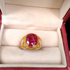 Cincin Batu Merah Siam Super Keren