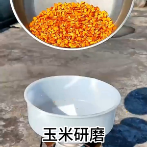 🌽Cooper Moto🌽150 4hp Pengisar jagung isi rumah 3KW serbuk kering dan basah dwi-guna kilang suapan bijirin kecil komersial