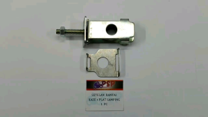 Setelan Rantai Kaze + Plat Samping (Harga Per 1 PCS) - Stelan Rante Anting Anting Chain Adjuster + Plat Kawasaki Kaze R