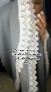 MUKENAH Dewasa 2 in 1 Resleting Dagu Katun Polos Adem Renda Inayah Series Terbaru