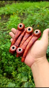Pipa Cangklong Kayu Red Zebra Super 12cm