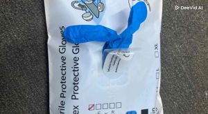 nitrile gloves 100pcs disposable (sarung tangan ) nitrile glovs black blue AQL1.5 100pcs/box