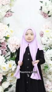 PASHMINA ANAK INSTAN OVAL JERSEY / JILBAB PASTAN OUVAL