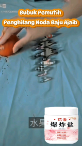 Bubuk Pemutih Penghilang Noda Baju Ajaib 200gr