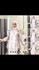 (2oN) GLAM AZRIN 3 BLOUSE Baju Atasan Wanita Muslimah Terbaru Azrin Blouse By Glamz. Nazra Sha