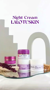 Lalotuskin Exclusive Paket Retinol For Whitening Sunscreen Day Padat + Serum Brightening