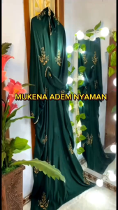 MUKENA RAYON BORDIR CANTIK ADEM NYAMAN/HARGA TERJANGKAU