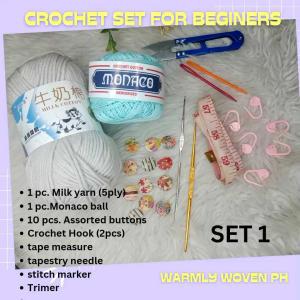 Crochet Set for Beginners: Easy Projects & Supplies