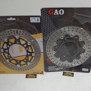 DISC BRAKE TIGER OLD /PIRINGAN CAKRAM DEPAN VARIASI MOZ BULAT BLACK SERIES MODEL KTC SIZE 300MM PLUS BREKET PNP TIGER OLD/ MEGAPRO/ CB150R OLD/ VERZA