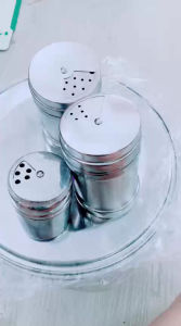 Hủ inox đựng tiêu và tăm cao cấp