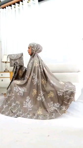 Mukena Rayon Adem Ukuran Jumbo Dewasa Nuna Motif Terbaru 2025