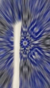 Baju Batik Seragam Sekolah Motif Tunas Harapan Biru SMP