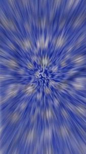 Baju Batik Seragam Sekolah size SMP/SMA Motif Bunga Rampe Biru