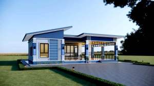 แบบบ้านโมเดิร์น 1 ชั้น