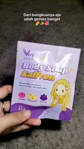 SABUN SAFFRON Face And Body Soap VIES BEAUTY Original BPOM