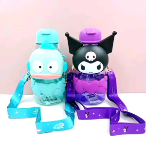 Botol Minum Jumbo 850 ML Sanrio / Botol Minum Sedotan Kuromi / Botol Cinnamoroll / Botol Lucu Import