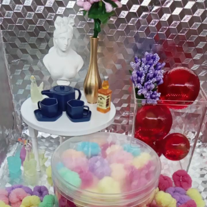 Hộp cột tóc Len colorful cho bé