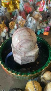 หินหมุน 20cm หินหมูนปรับฮวงจูย หินกลิ่ง ขนาด 20cm 📌พร้อมแถมปั้มน้ำ 📌 ราคาต่อ1ใบนะคะ หิน หมูนอ่างพญานาค