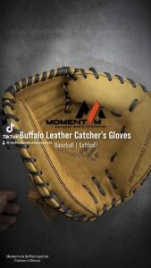 Momentum MCG-10 Baseball / Softball Buffalo Leather Catchers Gloves 33.50"