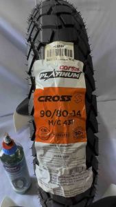 CORSA CROSS S PLATINUM 90/80/14 TUBELESS WITH SEALANT AND TIRE VALVE