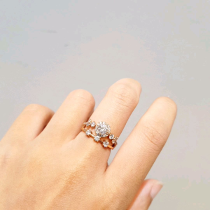 Deux - Cincin Wanita Bulat Luxury