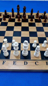 Verza Premier Wood Tournament (Large) 48cm x 48cm or Medium Chess set 39cm x 39cm