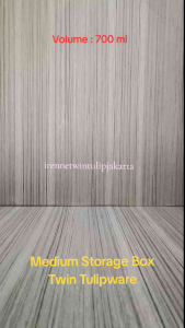 Sale!! Medium Storage Box satuan tulipware