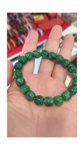 Vòng Tay đá cam thạch Xanh lá sang trọng quý phái dành cho nam nữ