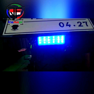 Lampu Rem Stop Belakang Kedip Diam LED Variasi Motor 2 Mode Mata Kucing Reflektor Tambahan