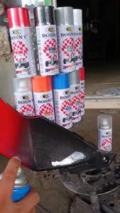 100% ORIGINAL Bosny Acrylic Spray Paint 400cc – Fast Drying for Quick Results