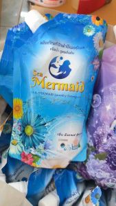 Sea Mermaid ซีเมอร์เมด น้ำยาซักผ้า 500 มล./ถุง ร่มกลิ่นหอมสดชื่น ติดทนยาวนาน