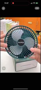 [✅SG Ready Stock] Portable Desk and Table Fan Foldable Standing Telescopic Pedestal for Bedroom Office Fishing Camping
