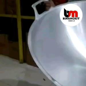 Wajan Kuali Penggorengan ceper bintang satu Kualitas Super Tebal No 28 Almunium Cor tebal