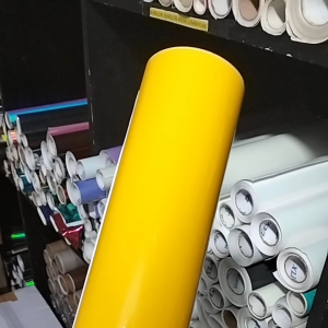 Stiker Skotlet Kuning Tua Glossy & Kualitas Premium