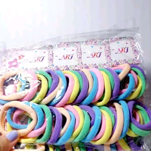 Emerylala 72pc Karet Rambut Diameter 5cm: Aksesoris Anak & Dewasa