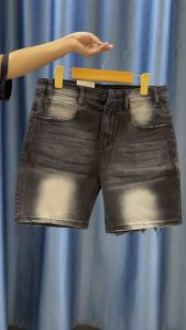 Quần Short Jean Nam Màu đen BigSize co giãn bền màu xuất khẩu