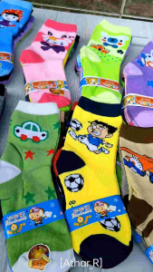 Kaos Kaki Anak Perempuan Paud TK SD Karakter lucu / kaos kaki anak cewek Paket 3 6 12 Pasang