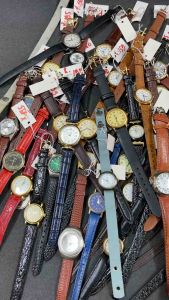 11- Đồng hồ nữ dây da size 22mm-30mm 2hand vintage