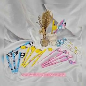 PULPEN GEL GANTUNGAN SANRIO IMPORT / PENA FANCY JELLY KARAKTER LUCU / PEN GEL VIRAL / PERLENGKAPAN SEKOLAH / SANRIO CUTE BALLPOINT / KRM5825