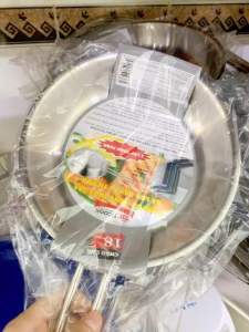 Chảo Inox 304 TICOOK 3 Đáy - Chảo đáy từ inox 304 dùng mọi loại bếp CAO CẤP XỊN XÒ - gia dụng Thiên Vũ