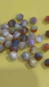 ลูกปัด DIY เรซิ่น กลิตเตอร์ หลากสี - 5 เม็ด