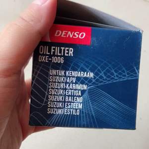Filter Oli Suzuki Ertiga Baleno APV Karimun Futura Injection Swift Ignis Splash Estilo Merek DENSO DXE-1006
