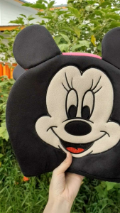 💕หุ้มหัวเบาะรถยนต์มินนี่ดำ🐻ได้2ชิ้น♥️งานสวยเกรดA ราคาถูก!!🙂