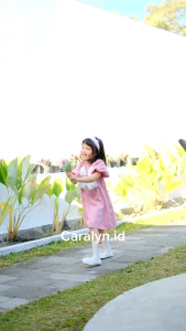 DRESS ANAK JOSELYN KOREAN STYLE KEKINIAN PITA BAHAN TOYOBO PREMIUM