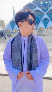 SORBAN ARAFAT TERMURAH / SORBAN PALESTINE MOTIF /SORBAN DEWASA / OLEH OLEH HAJI