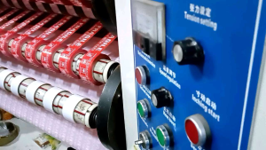 lakban Fragile merah 48mm x47 mic x 100