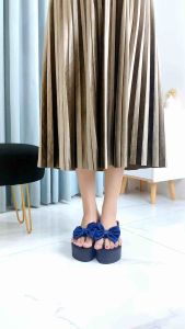Qwertyzone - Wilona Sandal Wanita 7 cm / Sendal Spon Pita / Spon Jepit Pita / Sendal Wanita PD 42